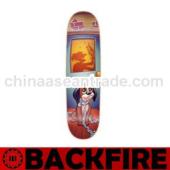 Backfire skateboard maple deck 7 ply canadian pro maple wood skateboard Quarter-end clearance Great 