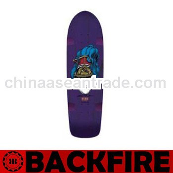 Backfire skateboard maple deck, blank canadian maple skateboard deck