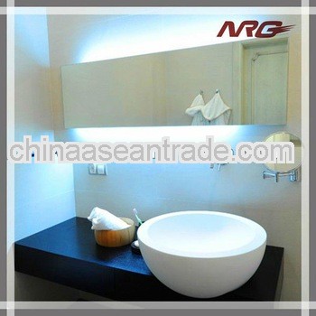 Backlight bath mirror