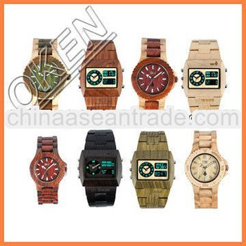 Bamboo Wooden Woman Watch Gold