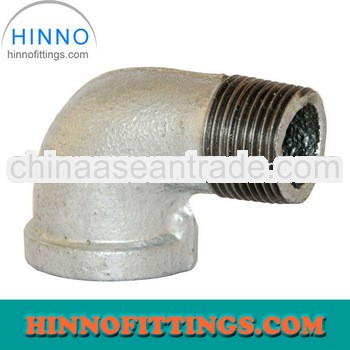 Banded malleable iron 90 degree street elbow