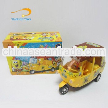 Battery operated lighting with music spongebob children tricycle