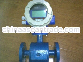 Battery powered electromagnetic flow meter