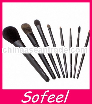 Beauty 8pcs Black Mini Makeup Brushes Sets