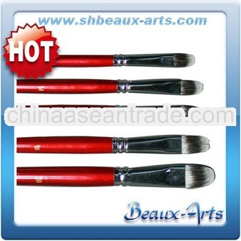 Best Art Brushes/Tricolor Synthetic Fibers/Filbert Shaped