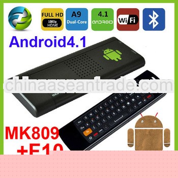 Best mk809 dual core tv box android 4.1 mini pc