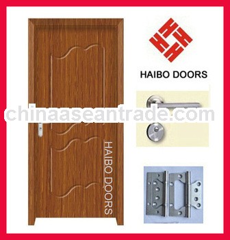 Best price Interior MDF Wooden PVC doors for rooms (HB-8116)