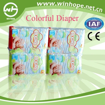 Best price with cute printings!magic tape baby diaper