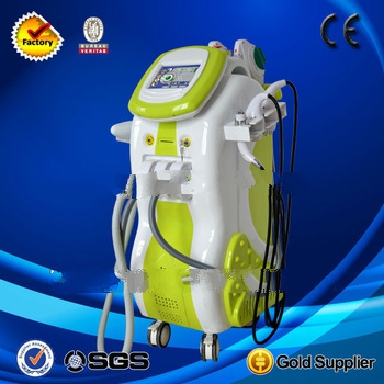 Best seller!!! 2013 5in1 beauty center equipment(E-light+IPL+Cavitation+rf+Nd yag laser)