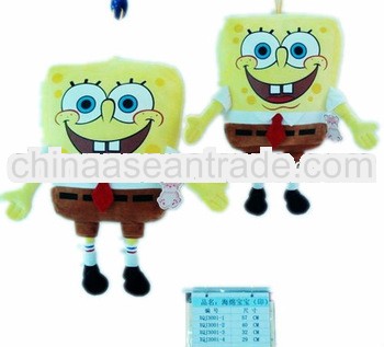 Big Size Stuffed Plush Sponge Bob Pendant Toy