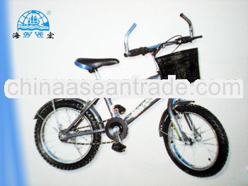 Black color with carrier front basket sport type child bike cycle,kid bike bicycle for boys