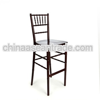 Black wooden bar stool high chair