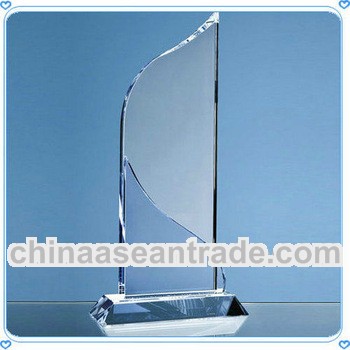 Blank Glass Crystal Block Trophy For Custom Design