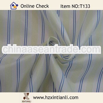 Blue White and Yellow Striped Pattern Liner Fabric