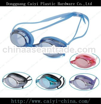 Blue adjustable funny swimming goggles