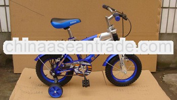 Blue color with heavy duty baby boy four wheel bmx bicycle,kid's bike