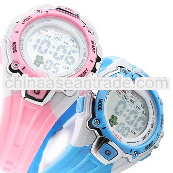 Boys girls waterproof sports watch student LED watch toys