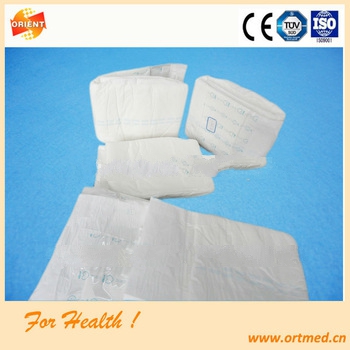 Breathable cover PE film waterproof adult incontinence diaper