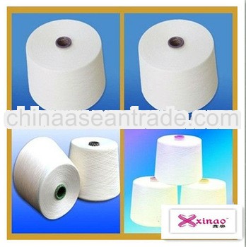 Bright Virgin Raw White 100% spun polyester sewing thread in paper cone