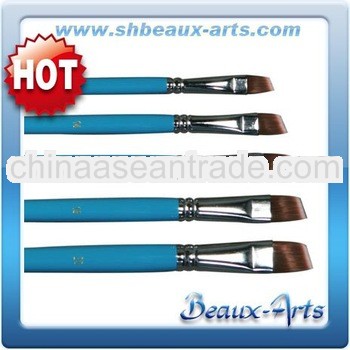 Brown Synthetic Painting Brush,Angular Shaped Brushes