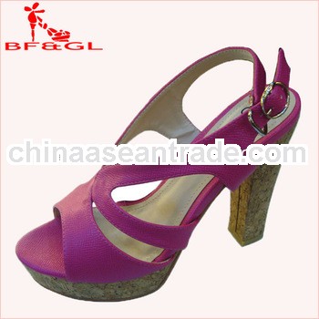 Buckle Strap Sandals Beautiful chunky heel Women's shoes