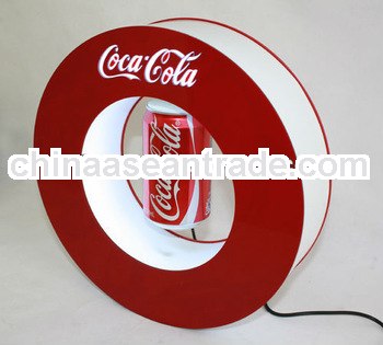 Business Gifts!! Acrylic Pop Advertising Display Can Magnetic Levitating Display W-7003