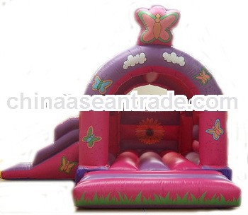 Butterfly Bouncer inflatables bouncer with slide combo