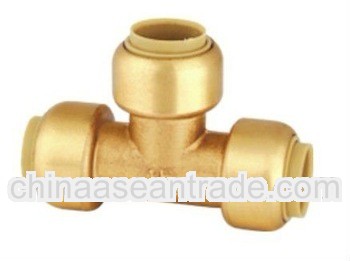 C36500 low lead Brass Equal Tee Hydraulic Fittings