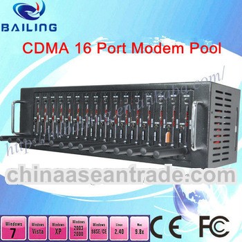 CDMA Modem Pool 16 Port Modem Pool for send SMS MMS support STK for mobile recharge with Wavecom Mod