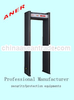 CE RoHS ISO Certificated security scanner gate k208 metal detector door for gym, exhibition,conferen