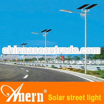 CE RoHS approved Anern 120w 10m solar led street lights lamp