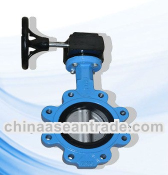 CF8M Heat-resistant Rubber Seat Butterfly Valve