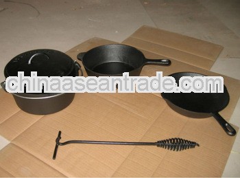 Camping Cast Iron Cookware Set