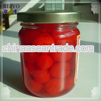 Canned dark cherries red in syrup 3000ml jars in China without stem 2013