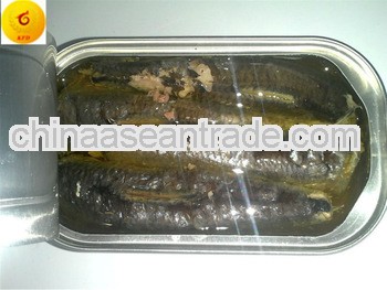 Canned fish manufacture Canned food sardines in soya bean oil