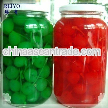 Canned jars cherries blue in syrup 2650ml in China with stem 2013