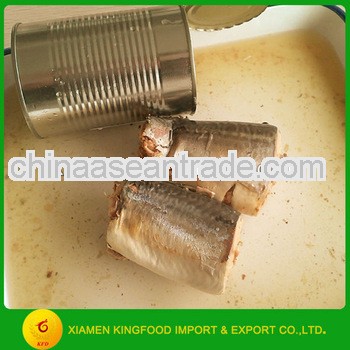 Canned mackerel brine supplier