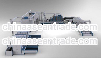 Carriage series nonwoven cross lapping machine