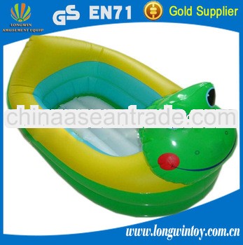 Cartoon design custom cheap pvc indoor inflatable baby bath pool for sale