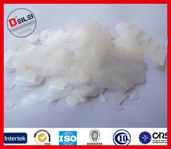 Caustic Soda Flakes NaOH SGS Inspection High Purity Caustic Soda 99%