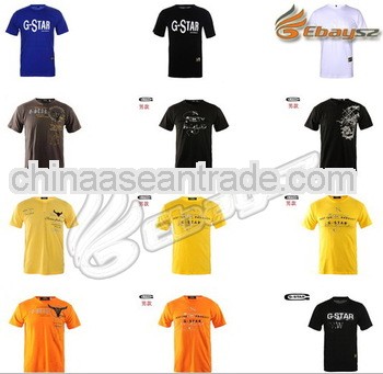 Character imprint silk screen printing slogan t-shirt