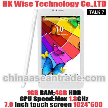 Cheap 3G Tablet PC Cube U51GT Phone Call Tablet PC Android 4.2 MTK8312 Dual Core 1.3GHz WCDMA GPS Bl