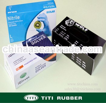 Cheap nitrile glove medical with powder