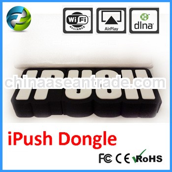 Cheapest Ipush DLNA Wifi Display Dongle Receiver for Smartphone PC Wireless HDMI Multi-media Sharing