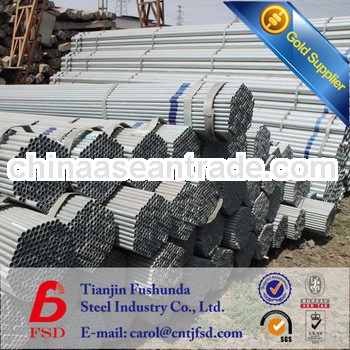  Price for erw hot dipped pre galvanized steel pipe
