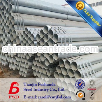  Price for galvanized steel pipe with thread and coupling