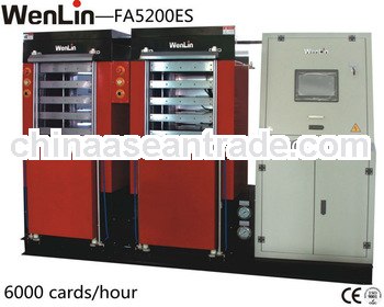  credit card laminating machine for PVC card making