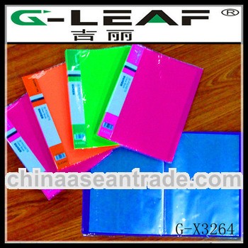  pp 20 pocket a4 clear file folder bag