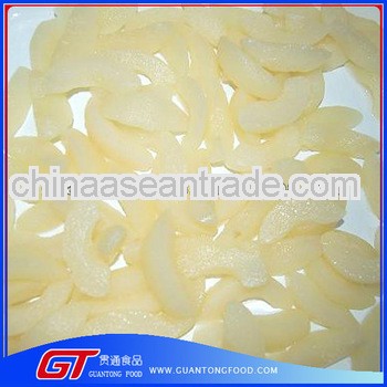 Chinese delicious canned pear sliced slices in syrup