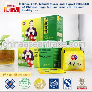 Chinese herbal tea for cirrhosis of liver